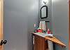 Lower level guest 1/2 bath