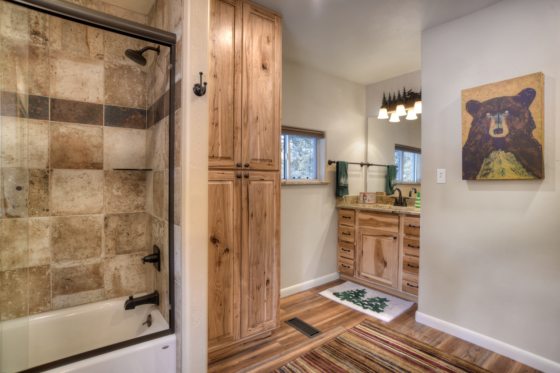 Full bathroom with a tub/shower combo