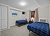 Bedroom #2 features two twin beds 