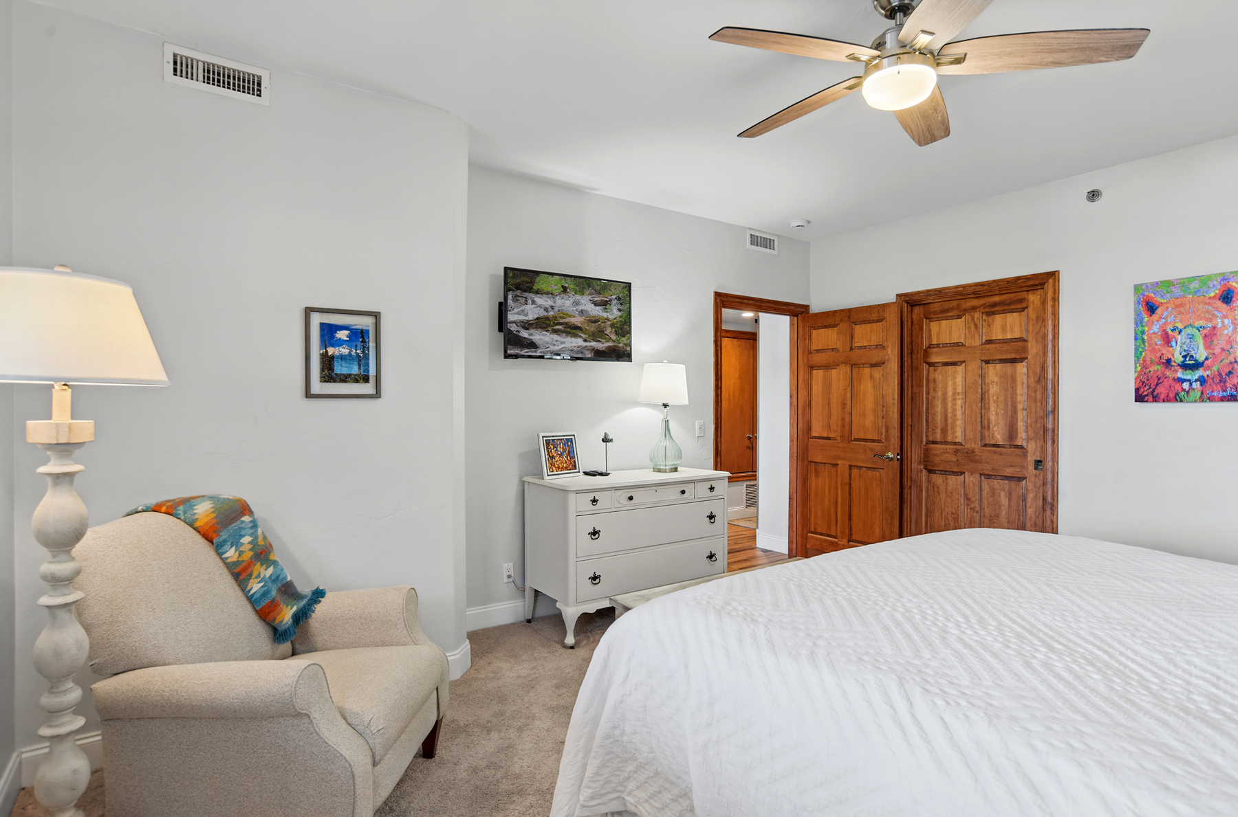 Master Bedroom - King and TV