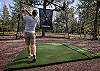 Golf net with turf!