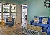 Unit 2, the Rosewood Studio, is a spacious studio featuring a separate living area from the bedroom and kitchenette area. This unit also includes a private bathroom and is conveniently located on the main floor.