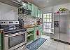 Unit 1, the Rose Garden Retreat, is a cozy, bright three-bedroom, two-bathroom unit on the main floor.