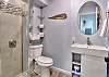 Unit 1, the Rose Garden Retreat, is a cozy, bright three-bedroom, two-bathroom unit on the main floor.