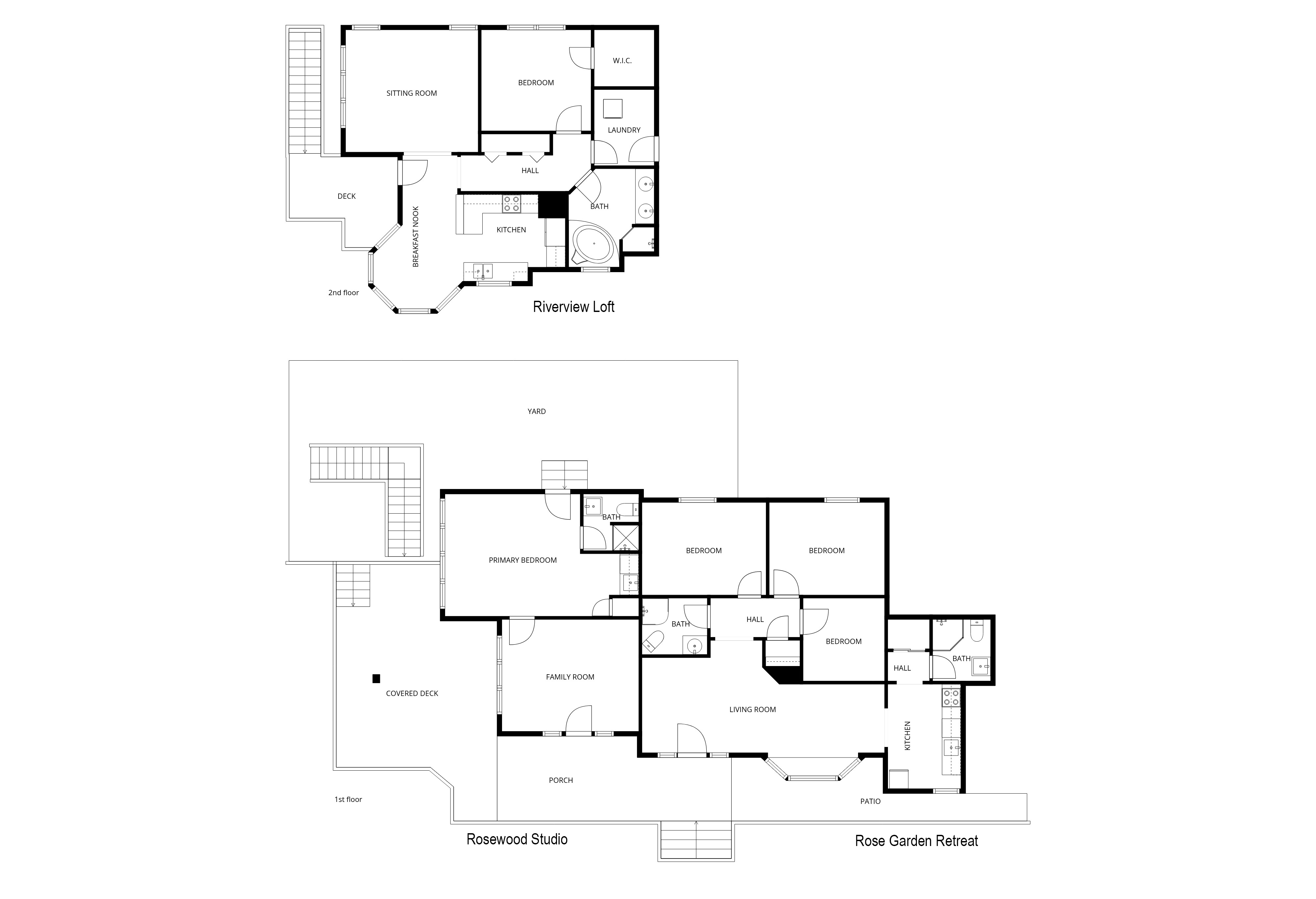 Dusty Rose Inn Complex property layout