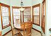 Cozy dining area for 4 