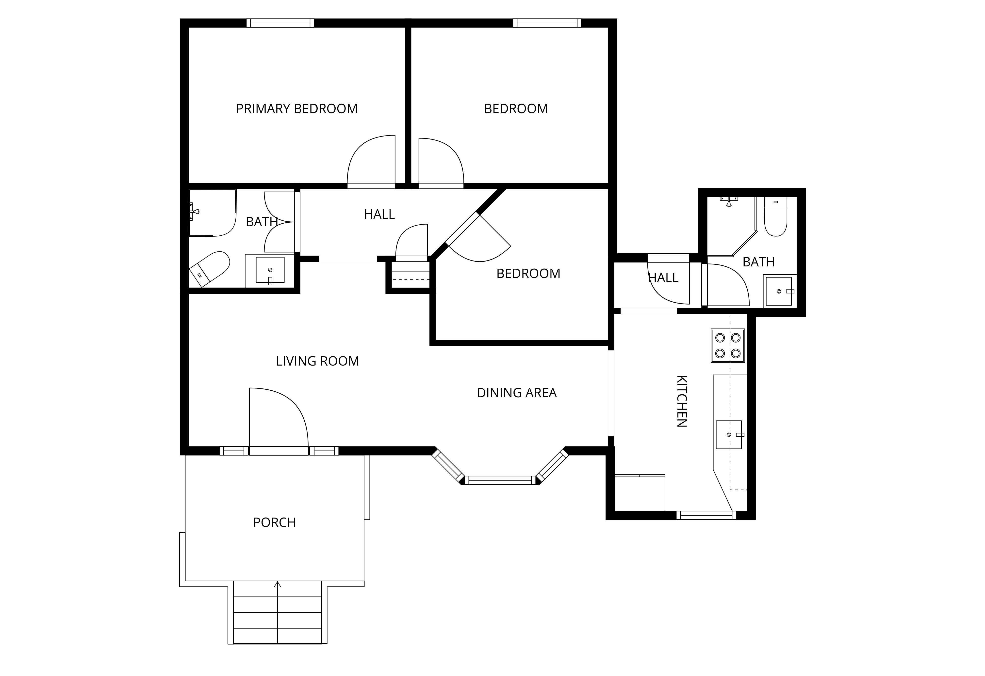 Rose Garden Retreat property layout.