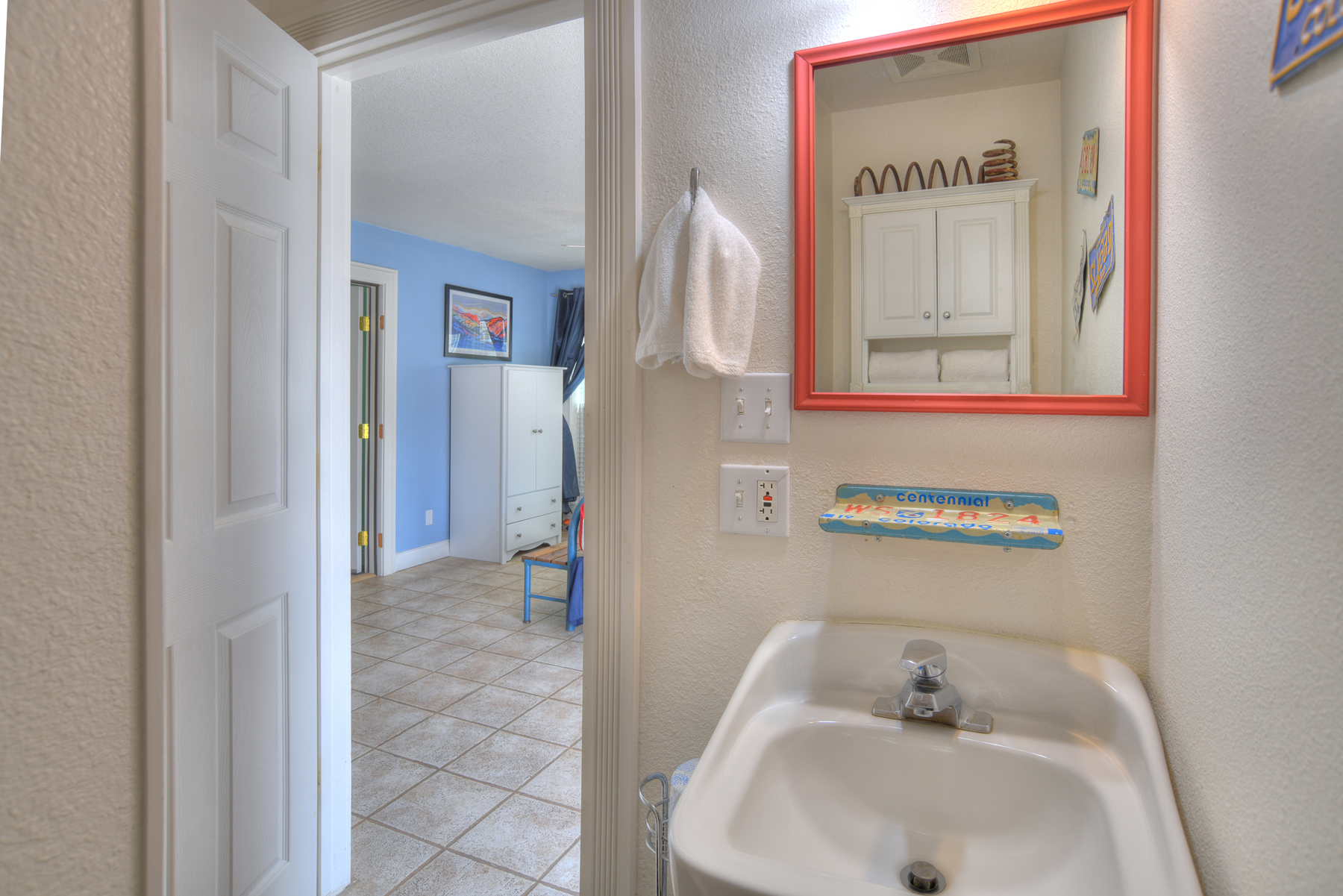 Bathroom with walk in shower
