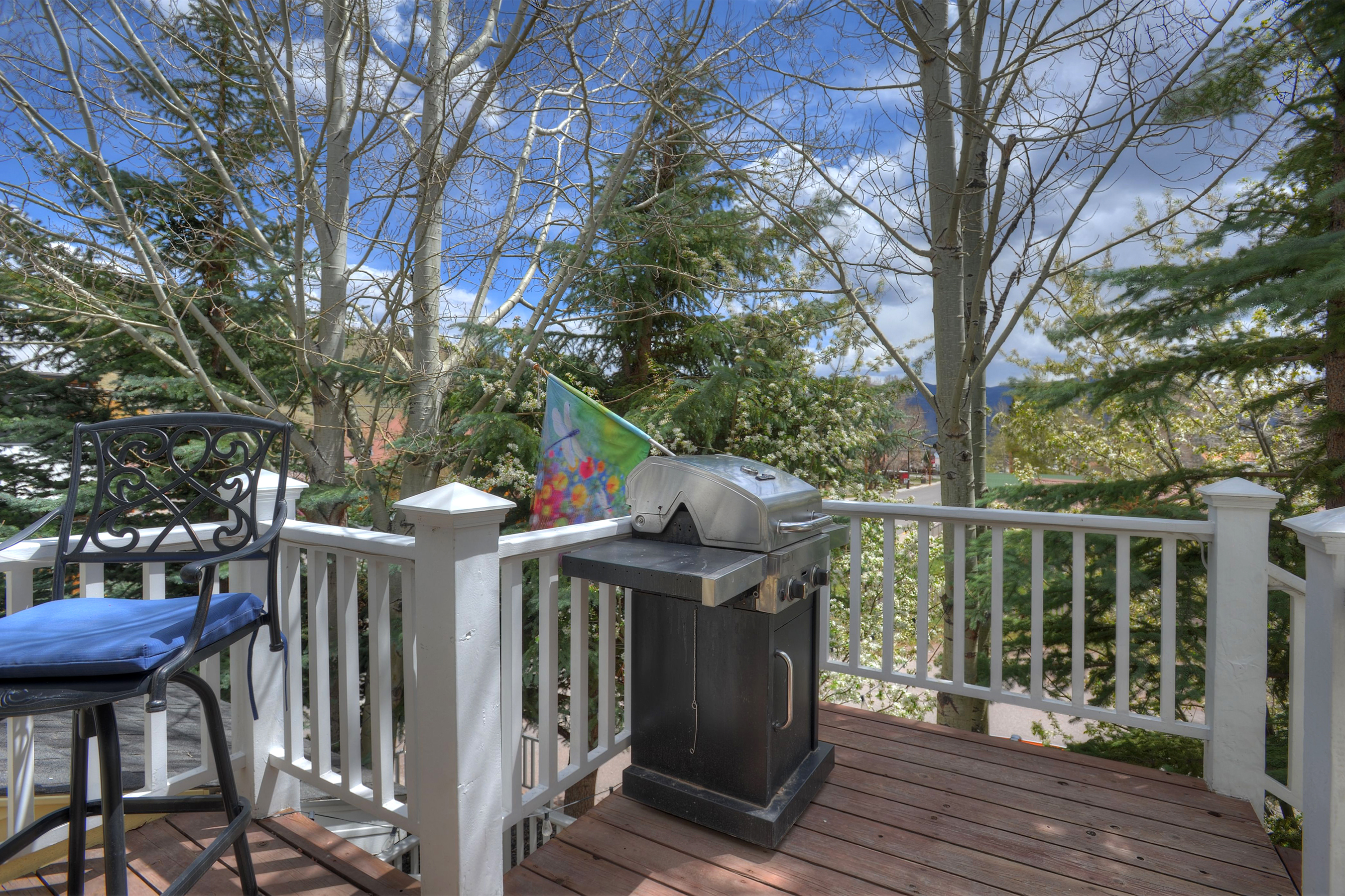 Enjoy your private patio during your stay. 