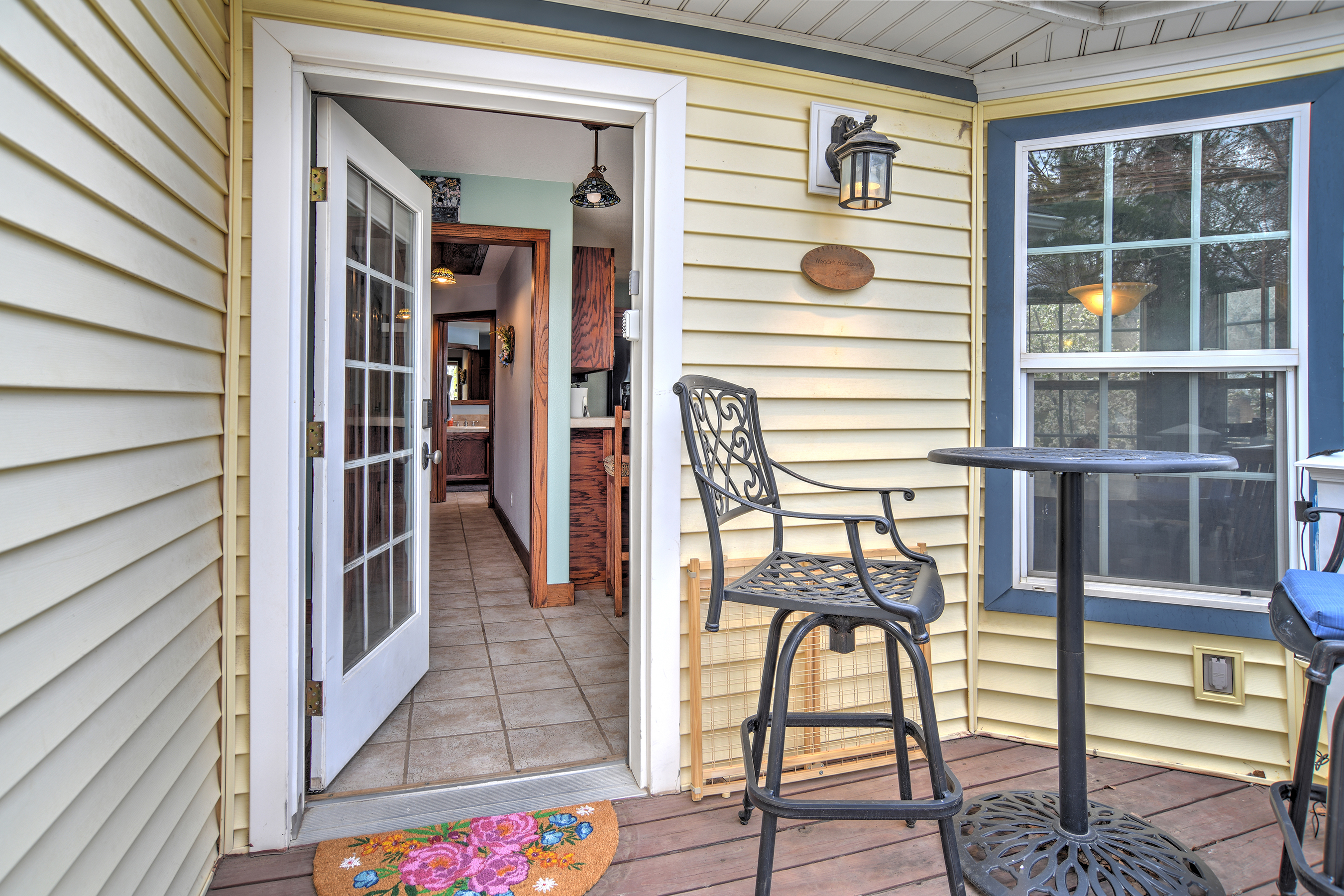 Entrance to our Roseview Loft. Our second-story loft is warm and inviting, perfect for guests looking to stay in the heart of Creede.