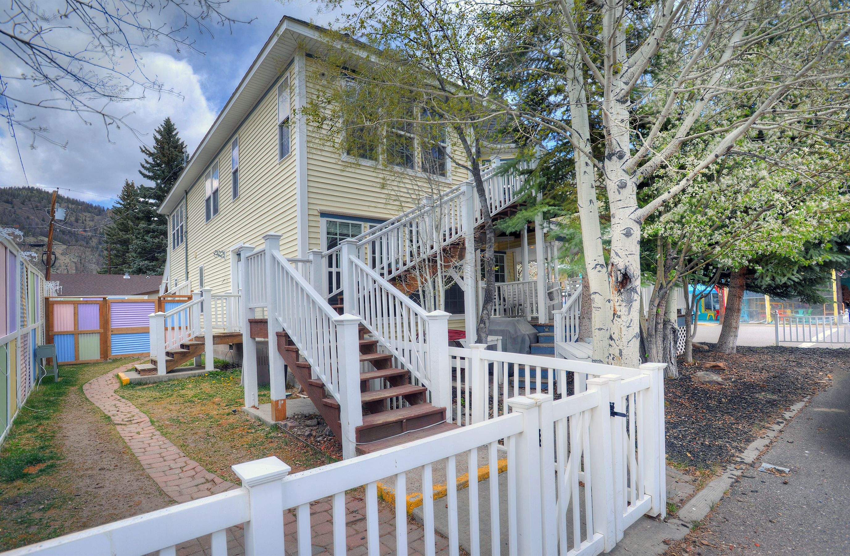 Access to the Roseview Loft is up the stairs.
