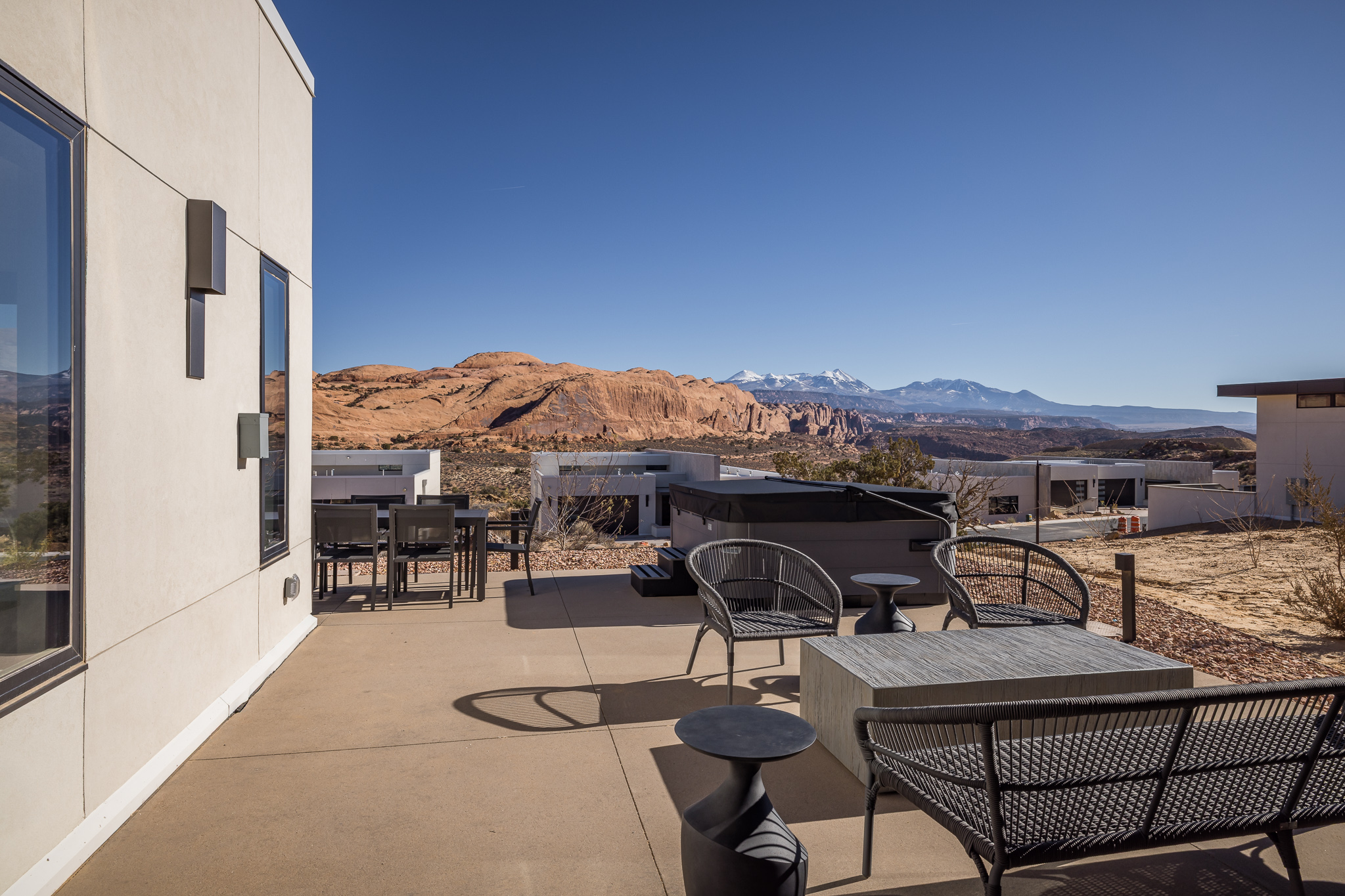 Sit back and relax under the stars on the upper level deck