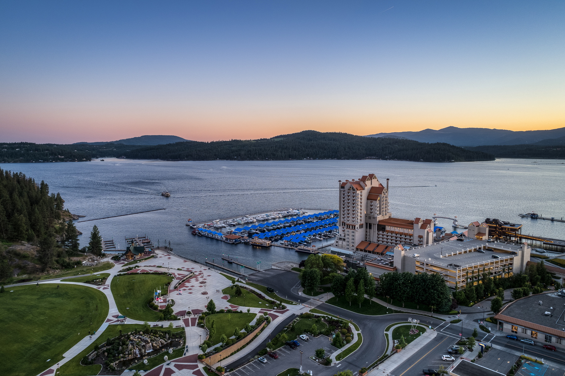 Enjoy the beautiful sunsets of CDA