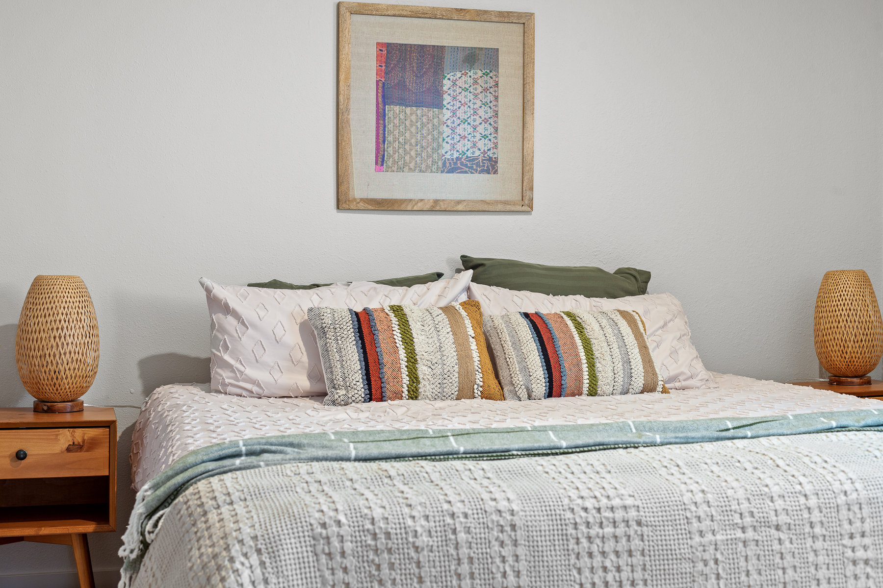 Peaceful nights and restful mornings start right here in the King Bedroom
