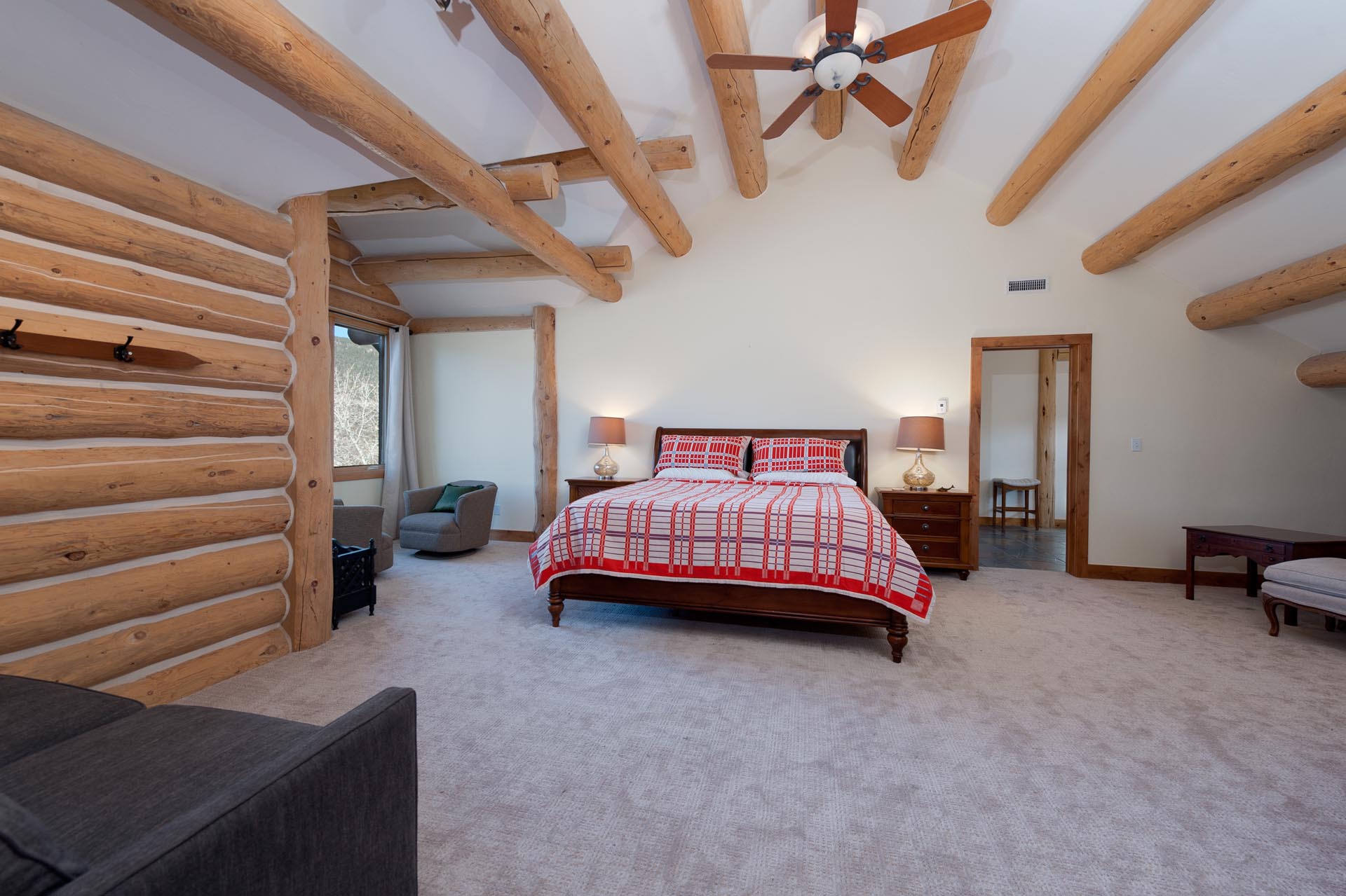 Master Bedroom - King Bed, TV, sitting area (attached bath) - 2nd Floor