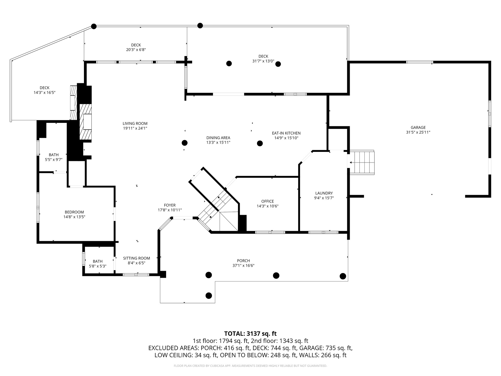 Log Cabin with Amazing deck & views - 3 miles to downtown DGO - Hot Tub/AC | Photo 46