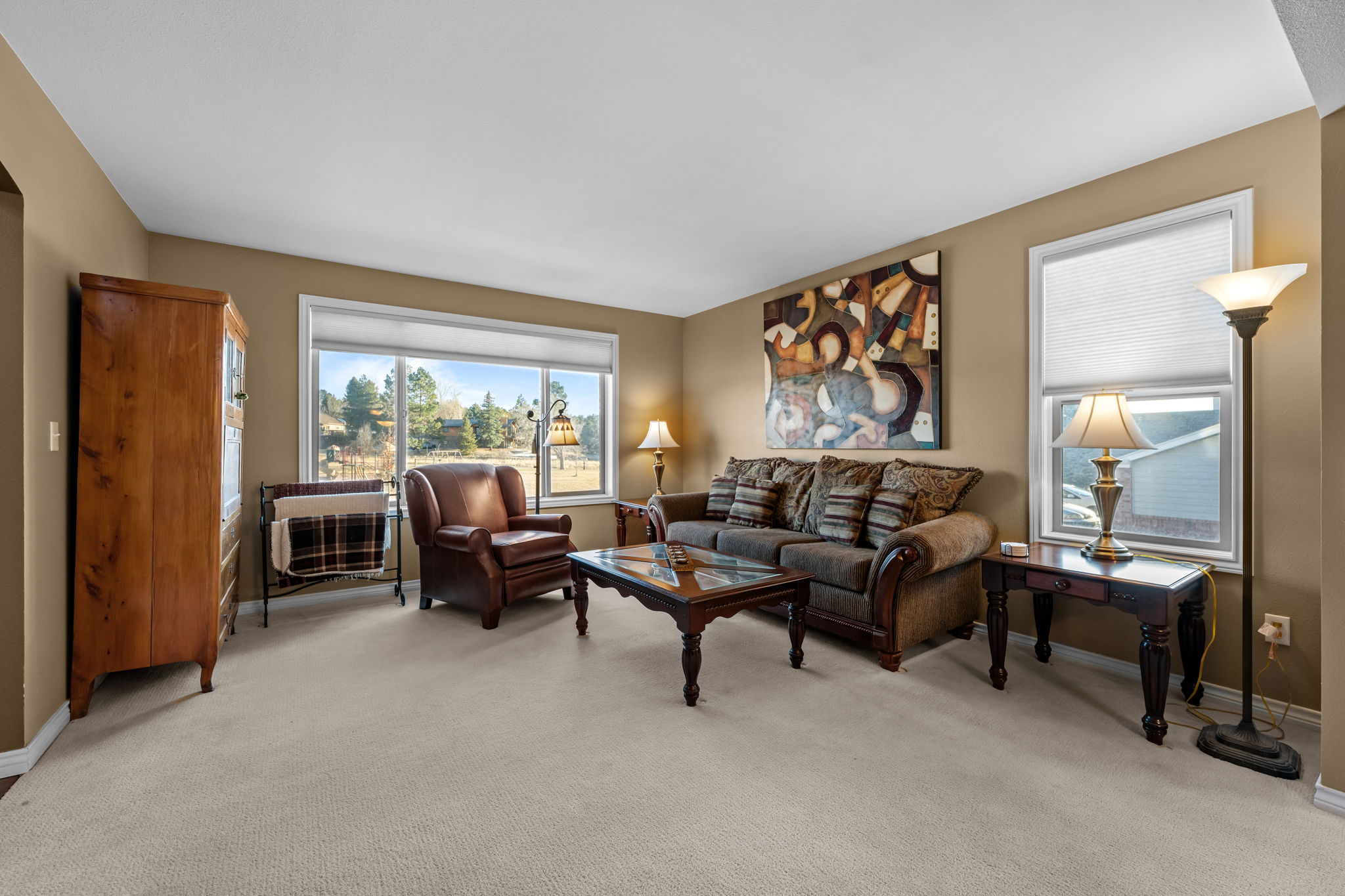 Sitting area on main level 