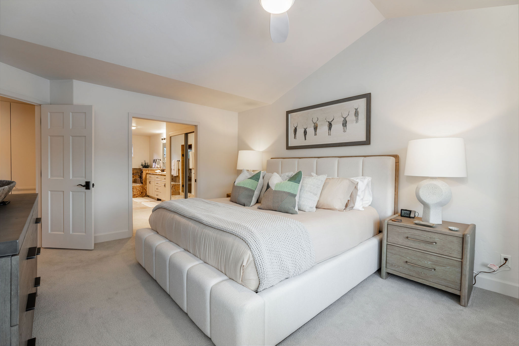 Peaceful nights and restful mornings start right here in the King Bedroom - Primary with ensuite bathroom
