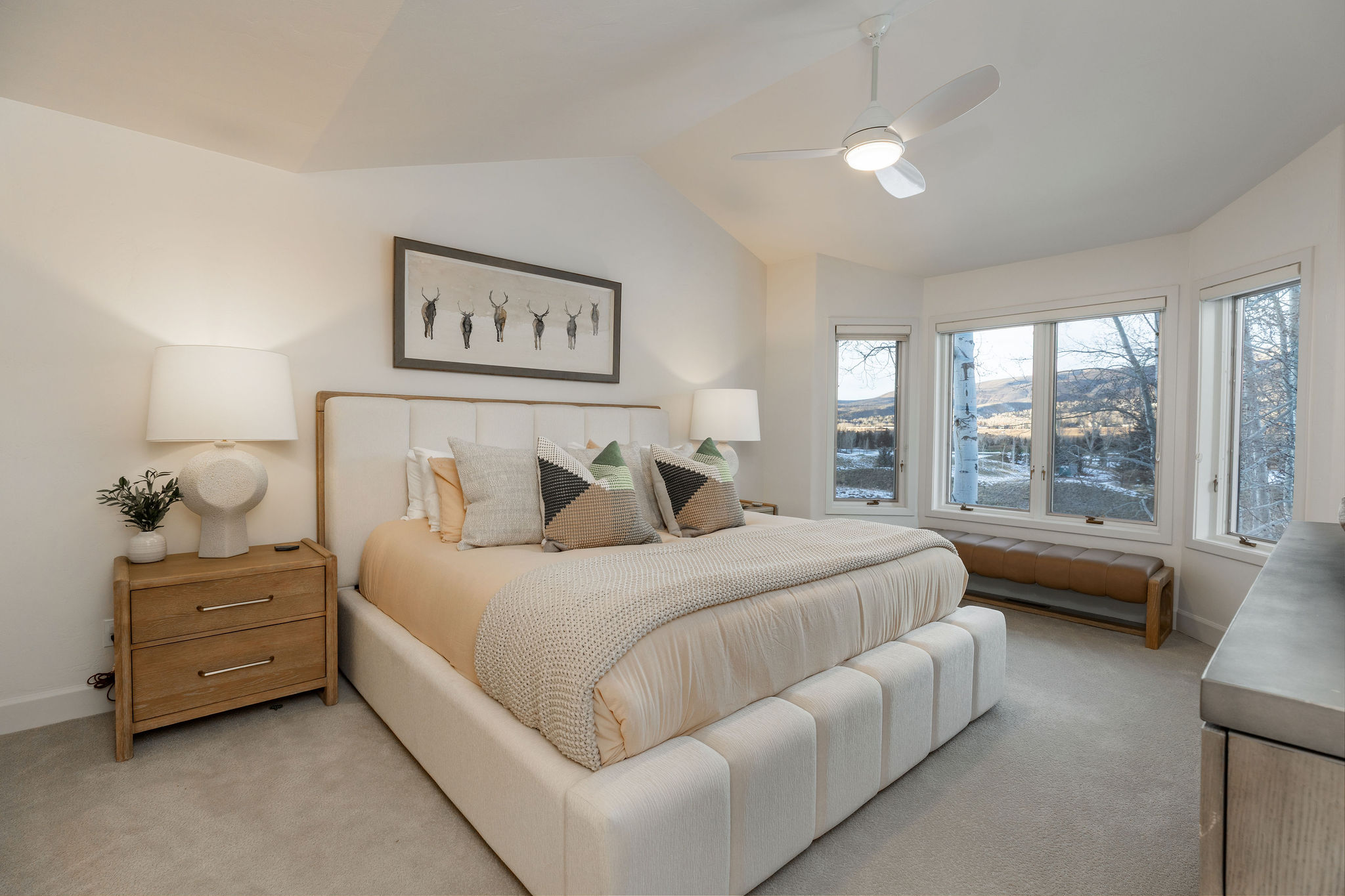 Peaceful nights and restful mornings start right here in the King Bedroom - Primary with ensuite bathroom
