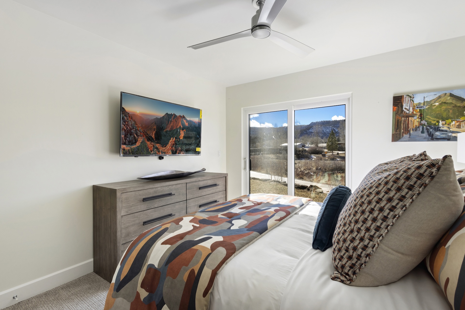 Relax and recharge in this cozy queen bedroom retreat.
