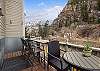 Back deck with gorgeous mountain views