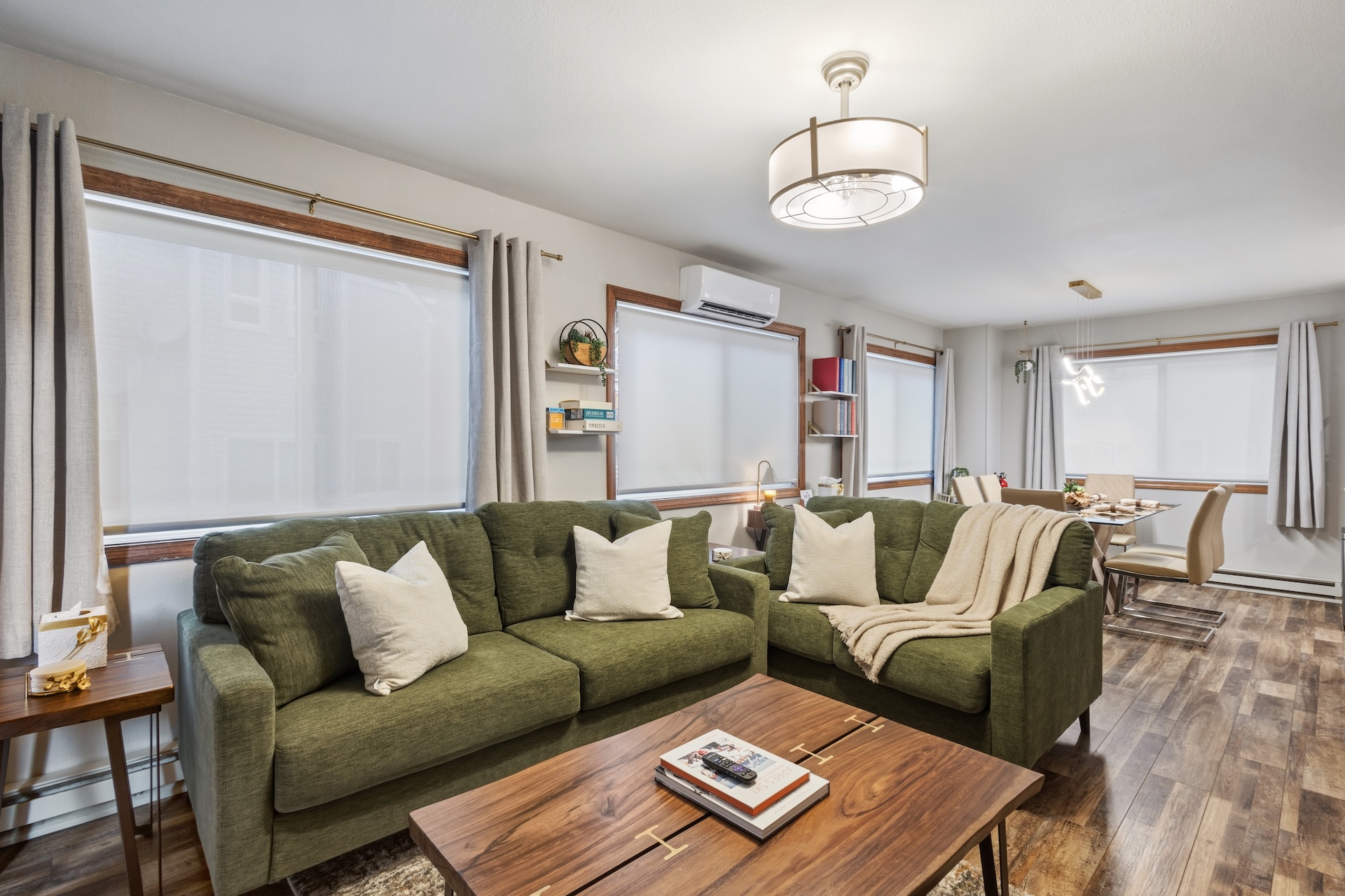 Spacious and inviting, the perfect spot to unwind after a day of adventure. 
