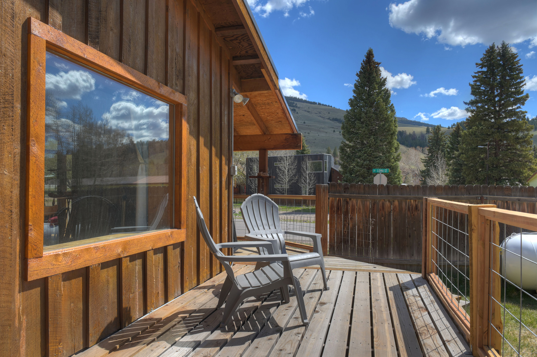 Southside deck