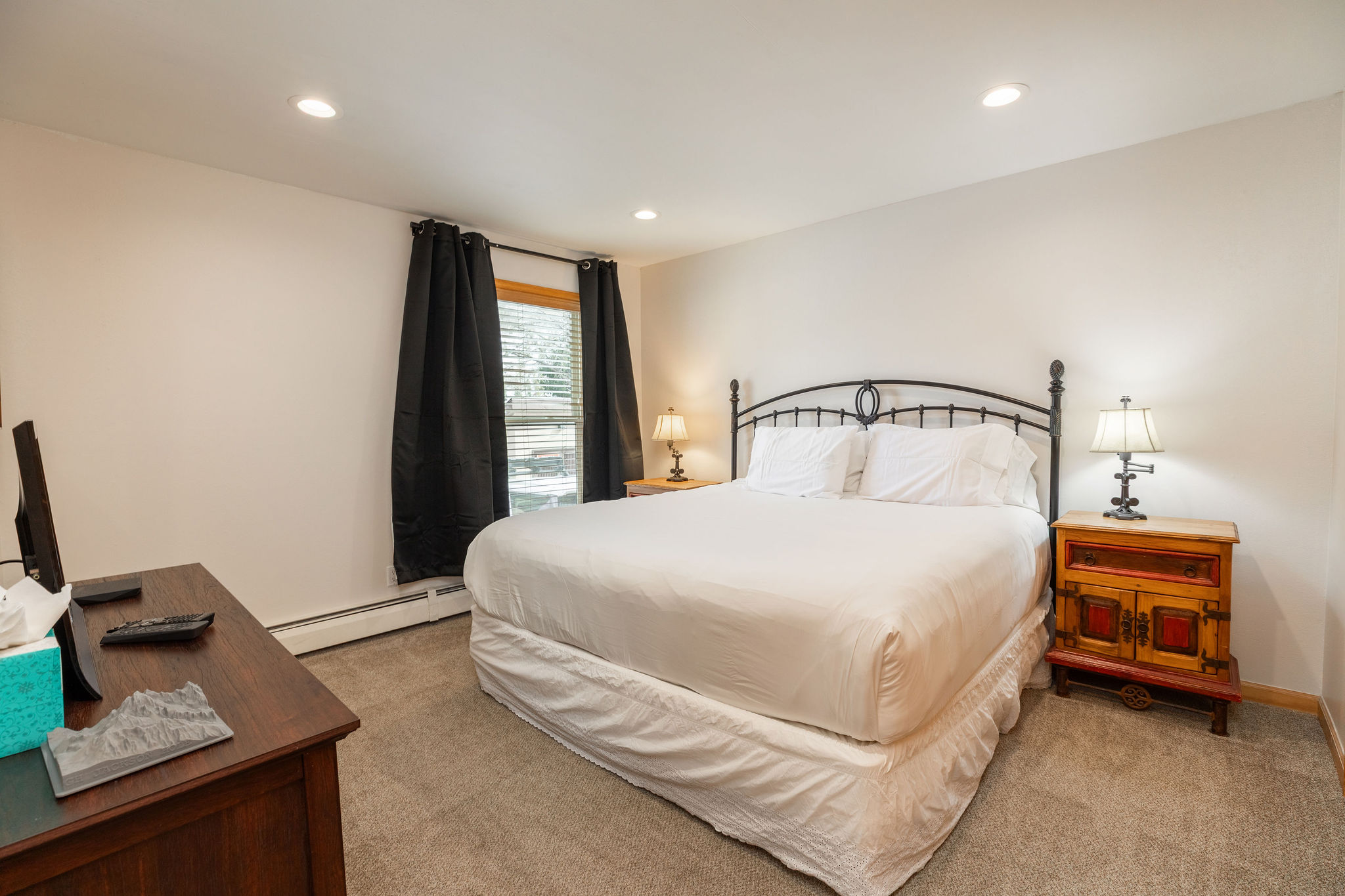 Primary King Bedroom with TV