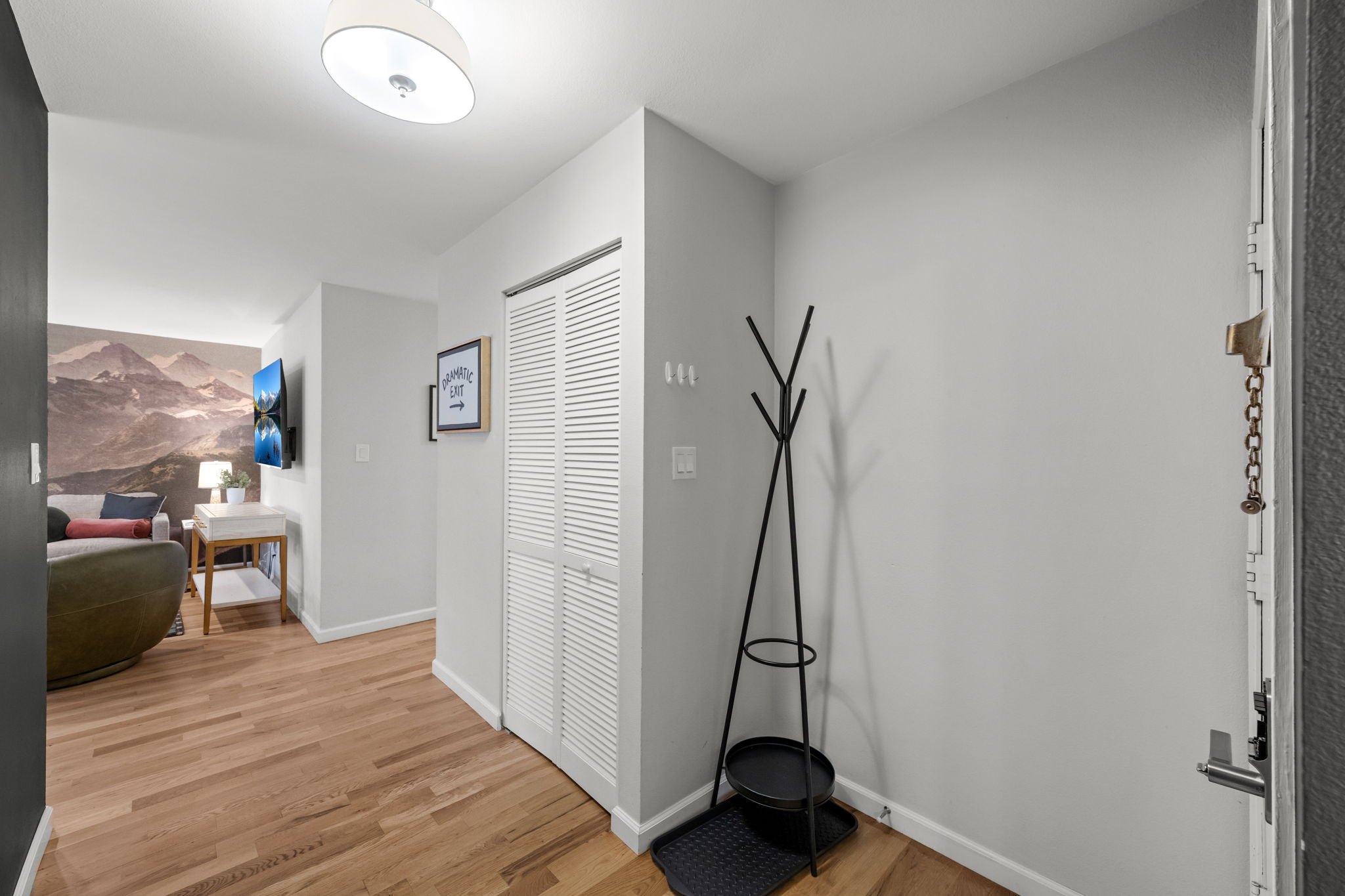 Entry way into the home. 