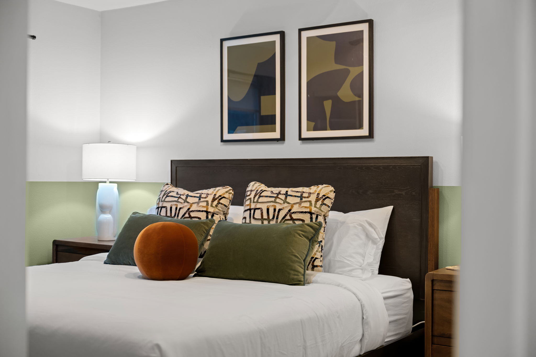 Peaceful nights and restful mornings start right here in the King Bedroom