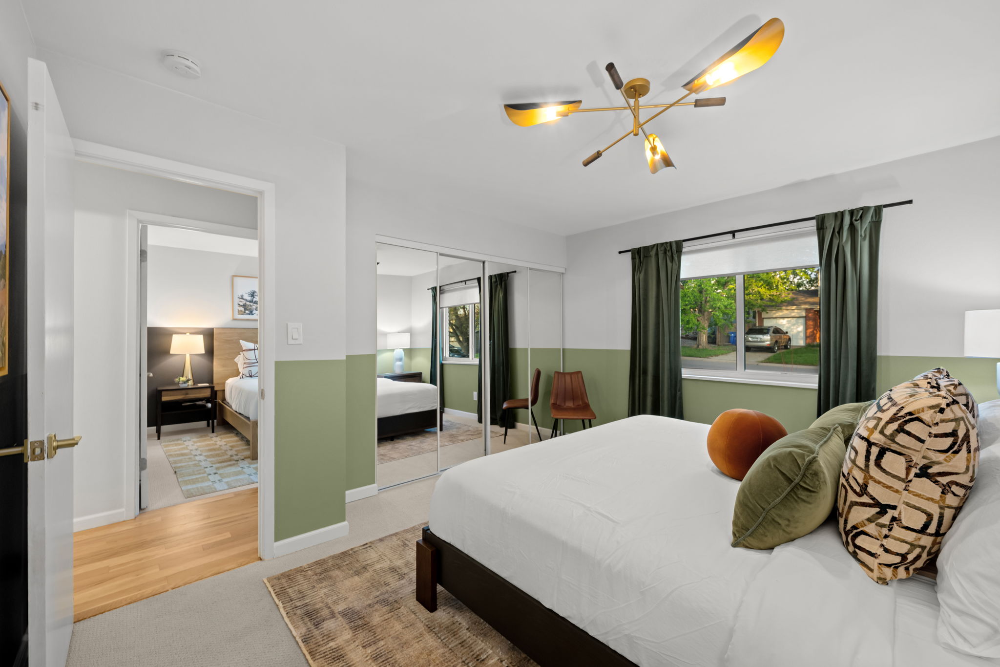 Peaceful nights and restful mornings start right here in the King Bedroom