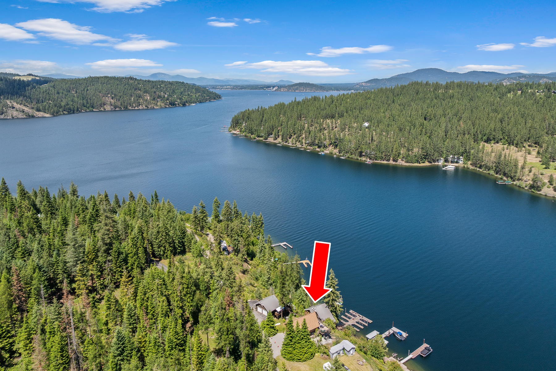 Echo Bay Lodge is surrounded by gorgeous mountain and water views. 