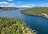 Echo Bay Lodge is surrounded by gorgeous mountain and water views. 