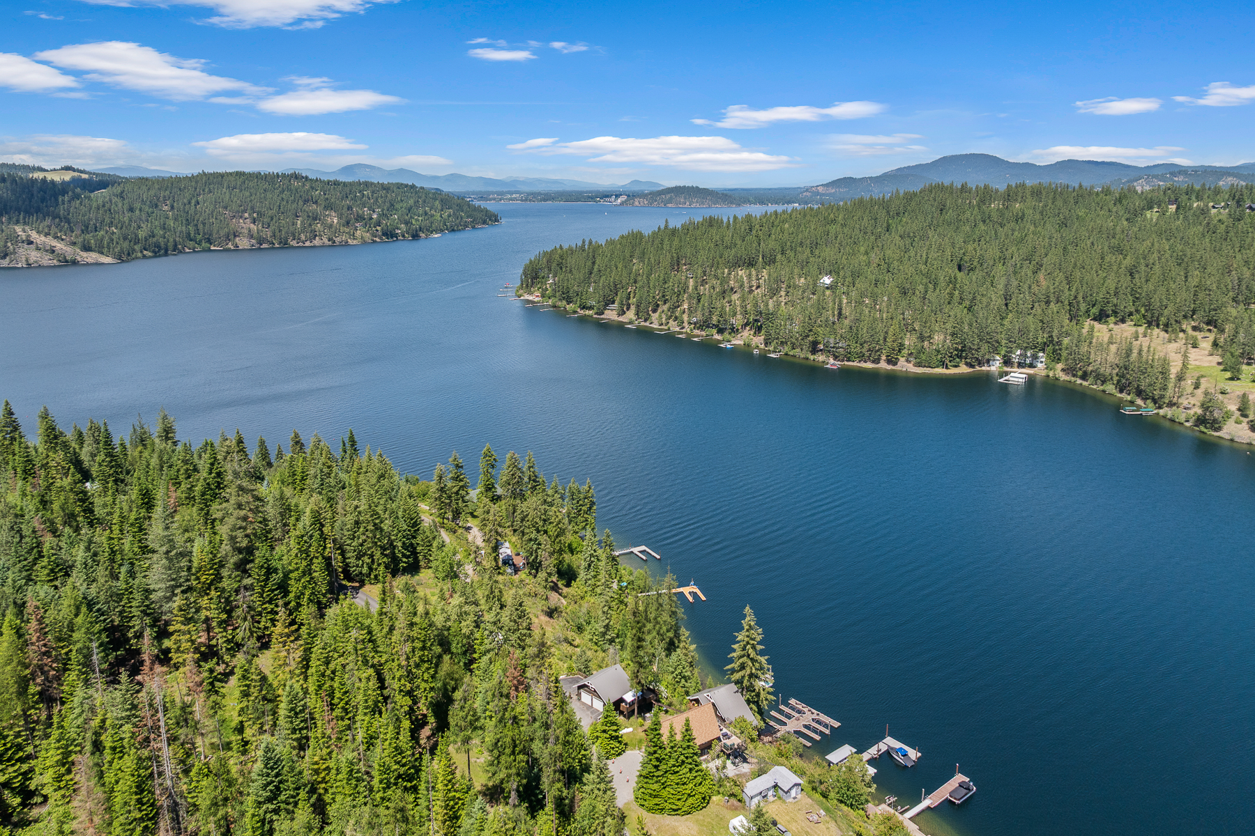 Echo Bay Lodge is surrounded by gorgeous mountain and water views. 