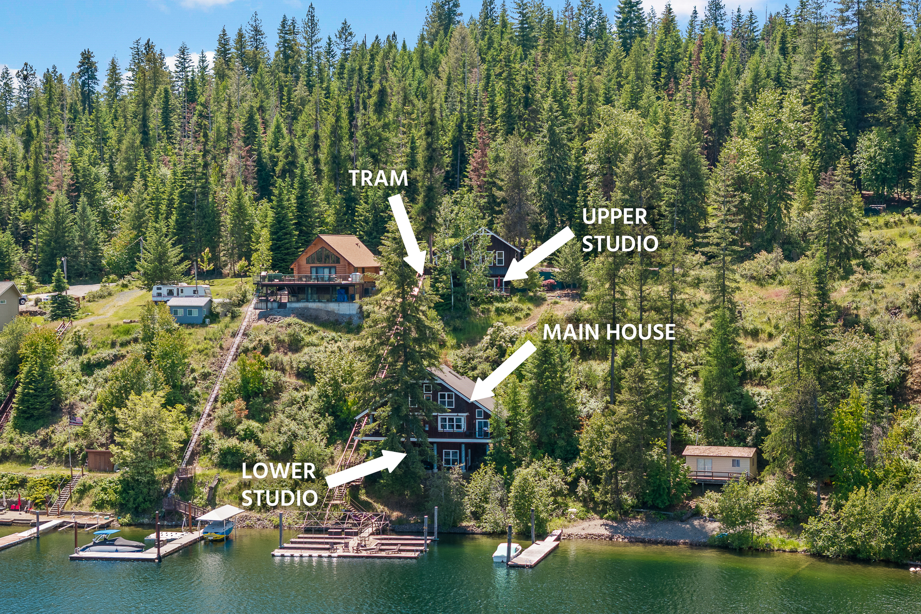 View of Echo Bay Lodge. 