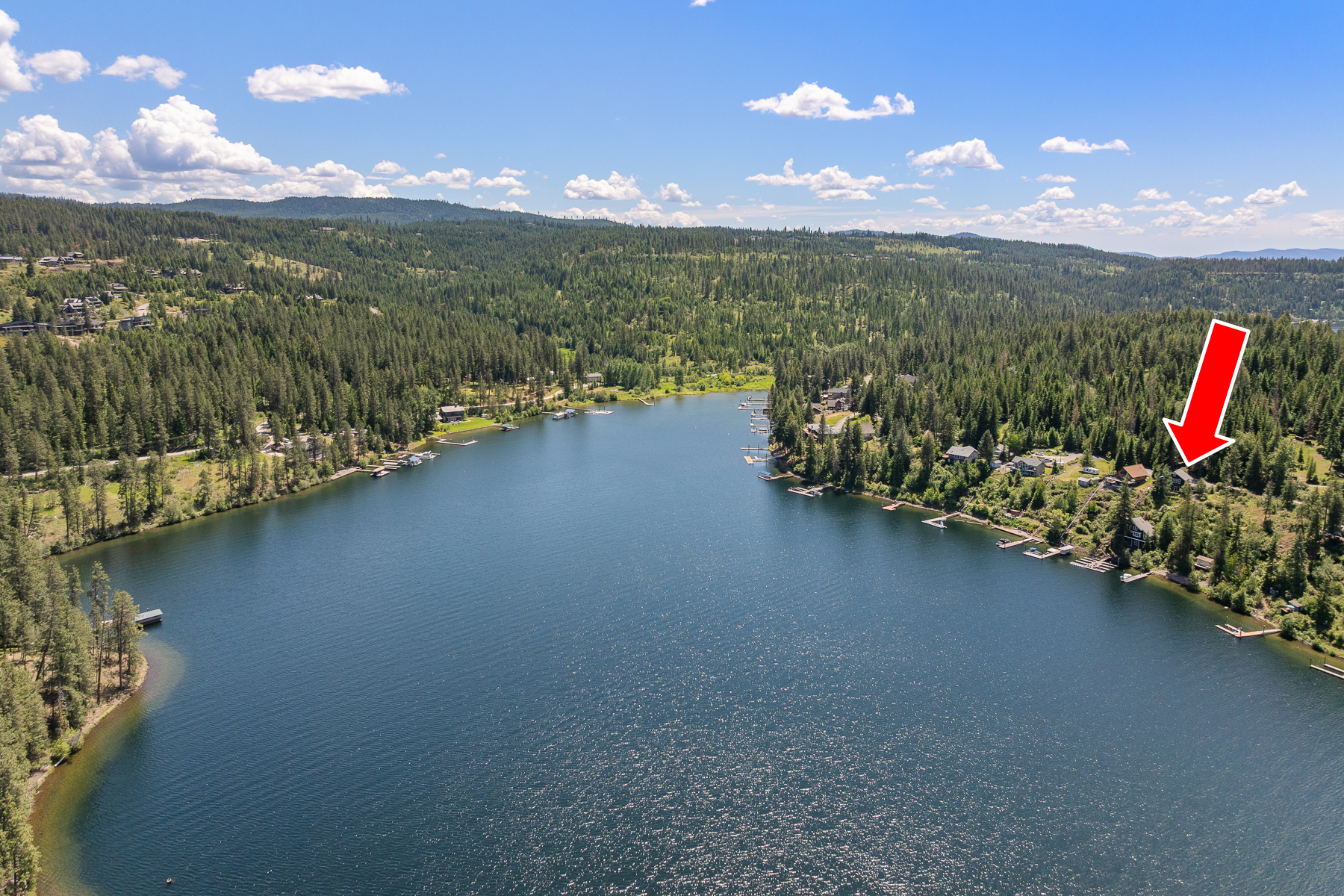Echo Bay Lodge is surrounded by gorgeous mountain and water views. 