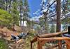 Gather around the fire pit and enjoy the views. 