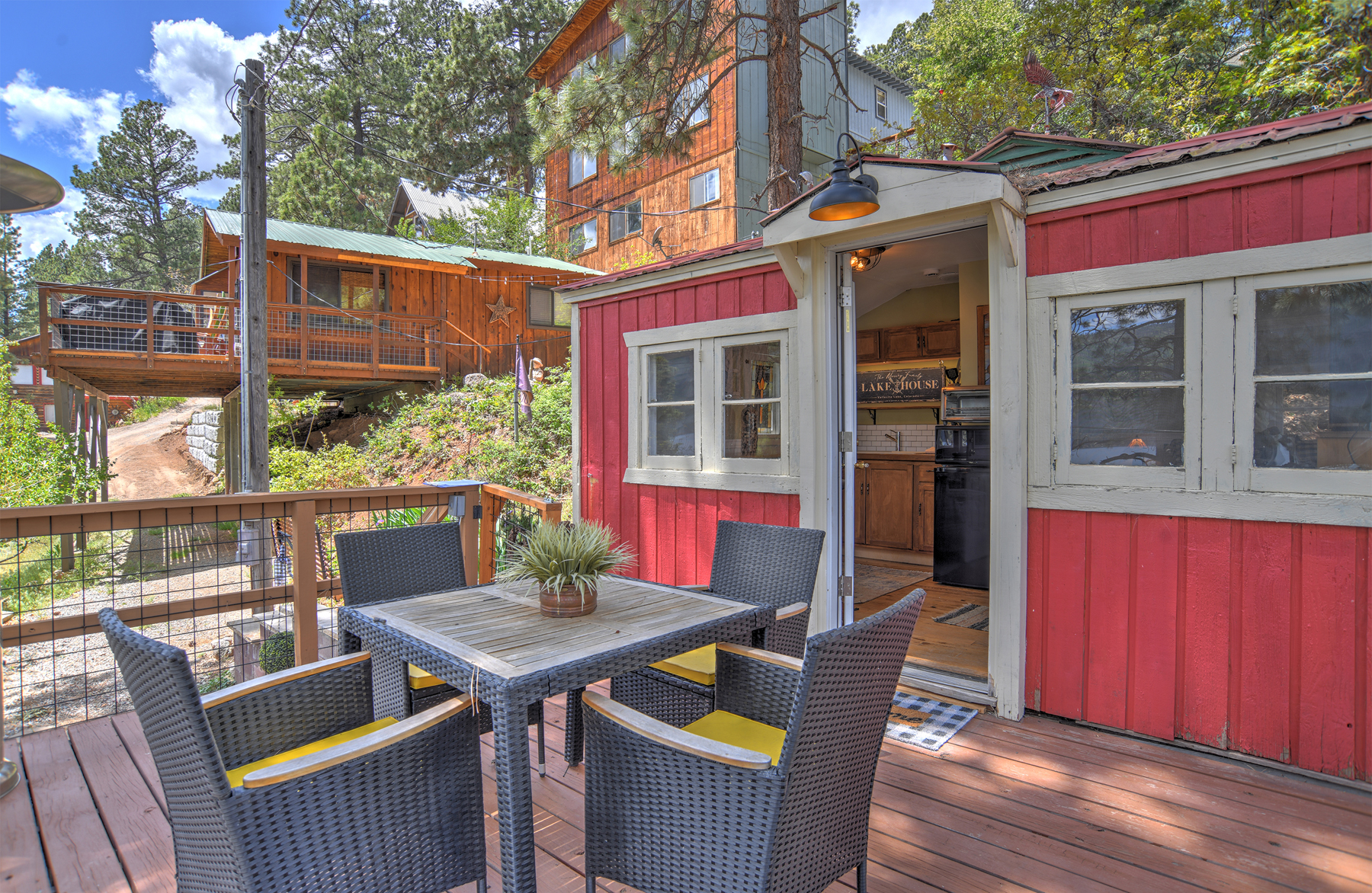 Outdoor dining!