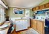 Well equipped kitchenette with lake house charm! 