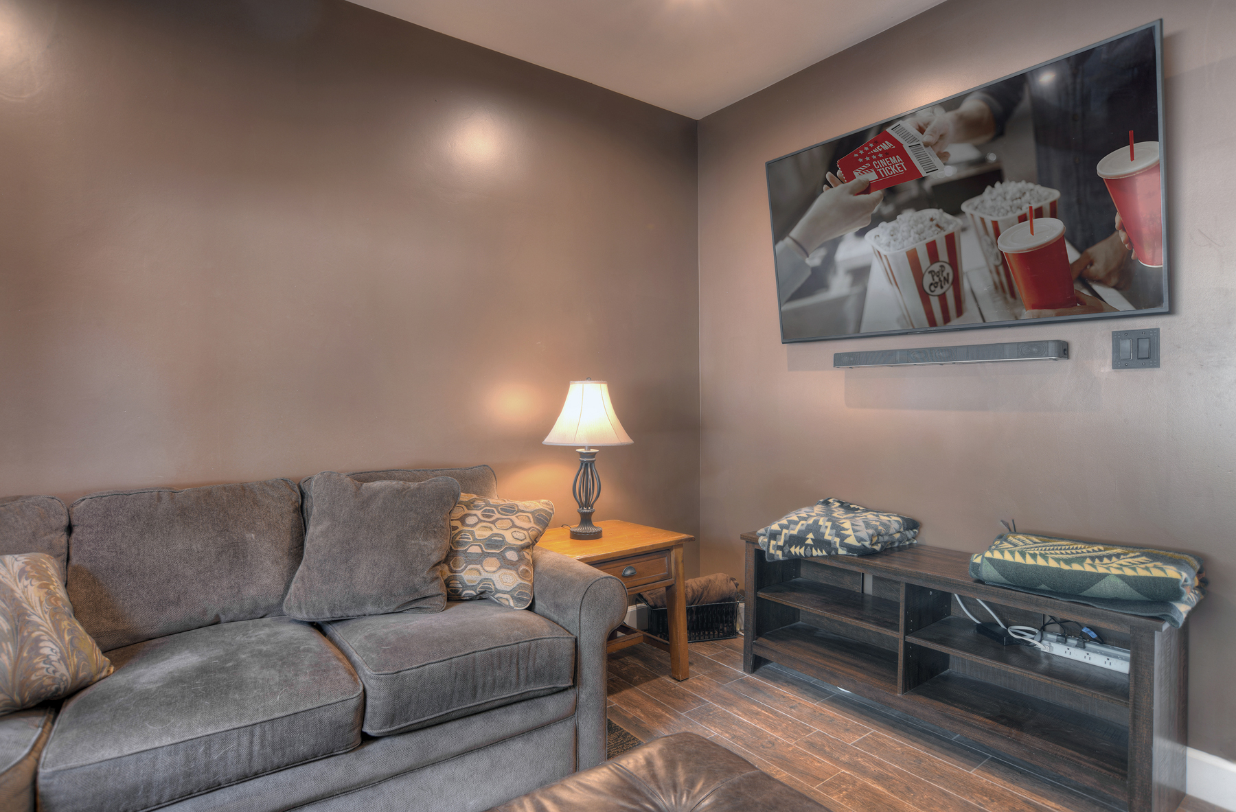 TV Room adjacent to the Main Living Space 