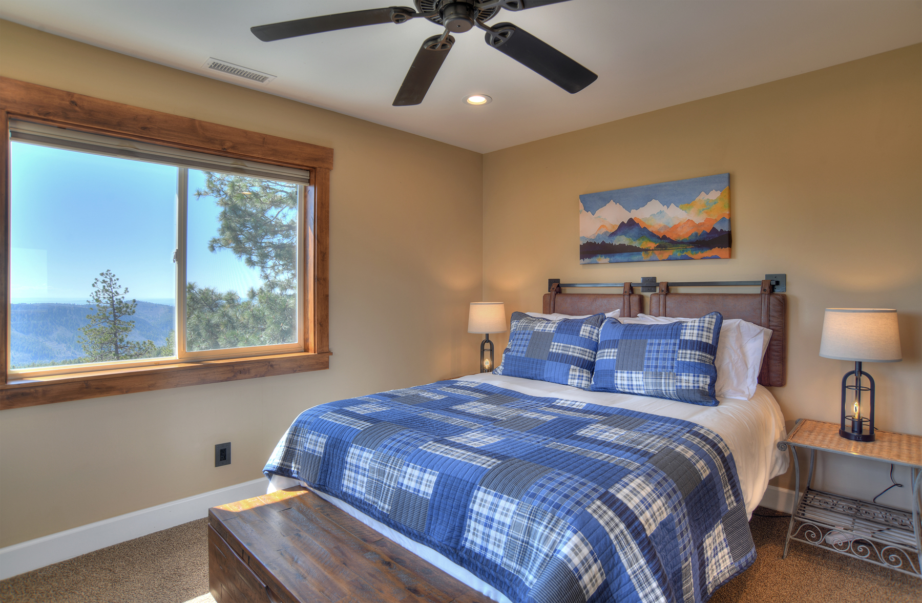 3rd Bedroom - Queen, TV and views (2nd Floor)