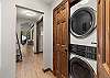Washer and dryer for your convenience.