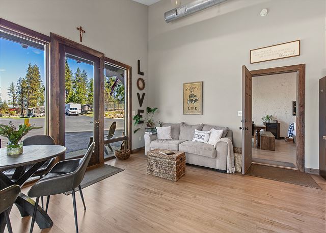 New Listing! Large Barn Home | Rustic-Chic Retreat | Hot Tub | Sauna 9