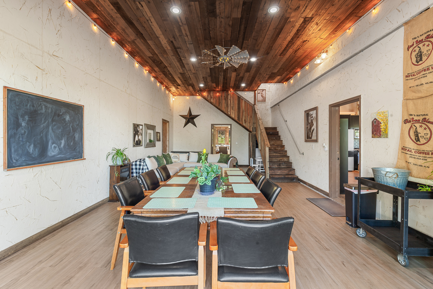 Gather around the table for slow mornings, lively dinners, and everything in between—seating for 10.