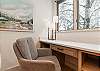 Comfortable and convenient work space.