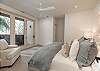 Upstairs king suite with private bath, ideal for a second couple or family lead.. 
