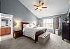 Unwind in this spacious king bedroom with an ensuite and a Smart TV—comfort and entertainment in one.