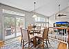 Where meals are shared and memories are made. Open concept eat-in kitchen.