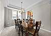 Gather comfortably with this additional dining space for 8 guests.