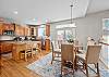 Gather around the table for slow mornings, lively dinners, and everything in between—seating for 6 in the open-concept kitchen.